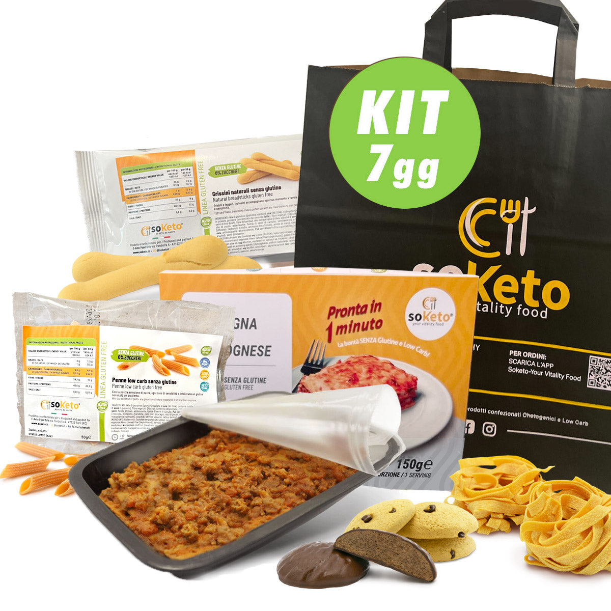 KIT 7GG KETO & GLUTEN FREE