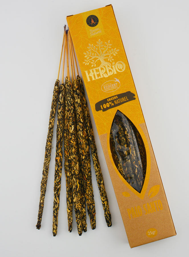 Bastoncini di Incenso HERBIO Ecocertificaticarti - Palo Santo 25g
