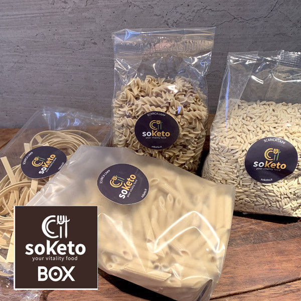 "BOX MIX PASTA" Pasta Low Carb e RISO per Dieta Keto | Proteica | 1% Zuccheri | 36% Proteine